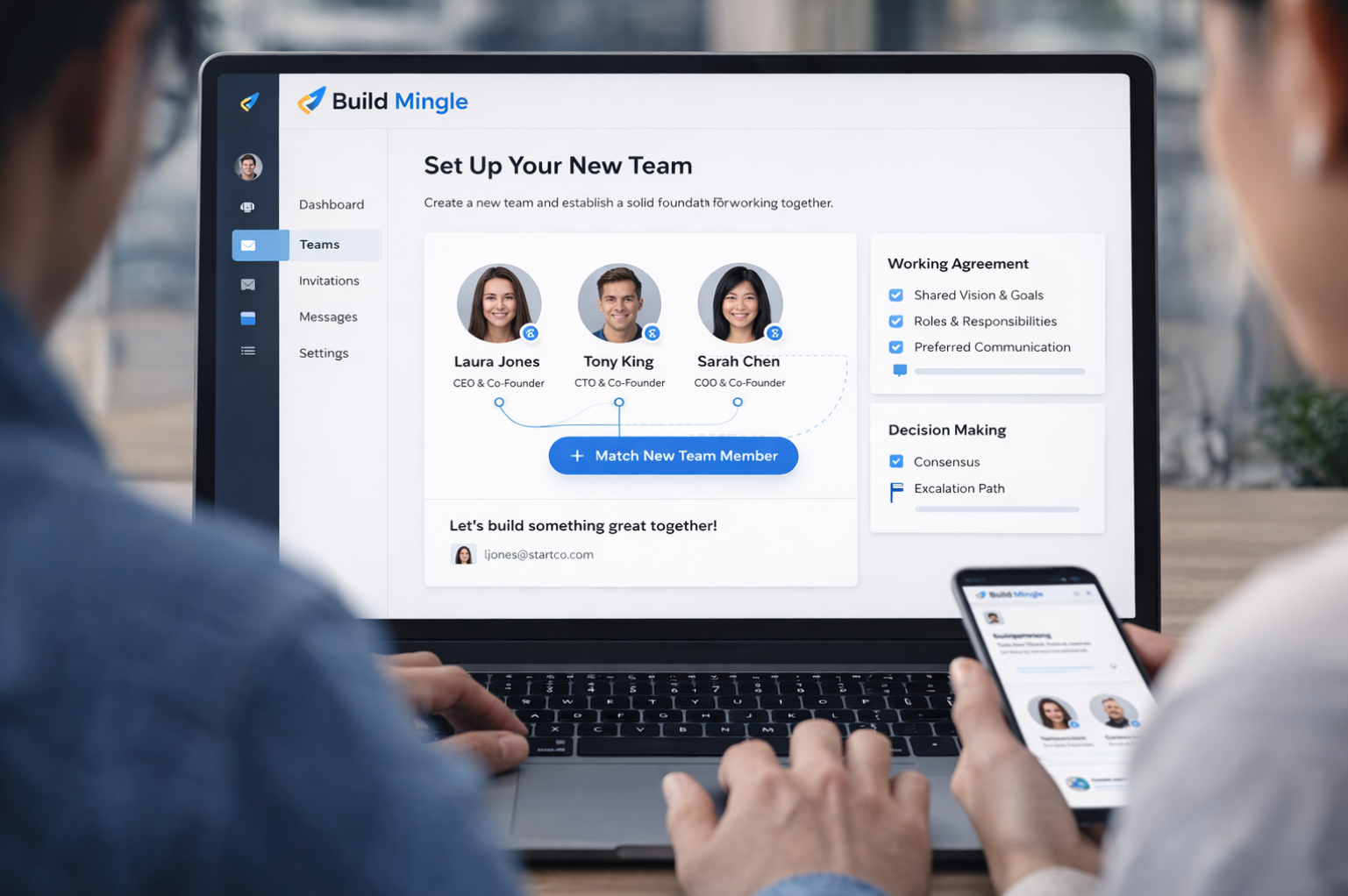 Working style matching - Team formation